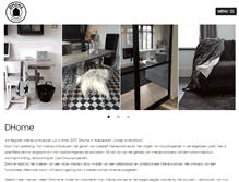 Tablet Screenshot of dhome.nl